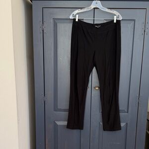 Eileen Fisher Black Straight Leg Pants